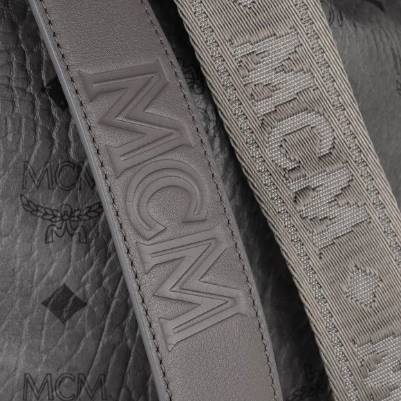 MCM Small Drawstring Visetos Coated Canvas Bag - Picture 9 of 12